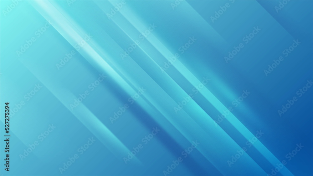 Bright blue shiny stripes abstract concept background