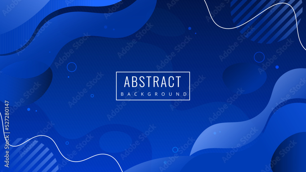 Gradient liquid background. Abstract geometric background with fluid shapes.