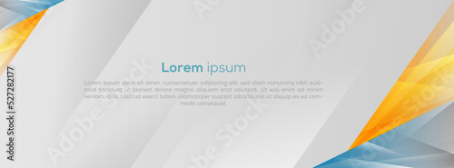 abstract polygon business banner concept vector background