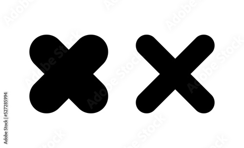 Close icon vector. Delete sign and symbol. cross sign