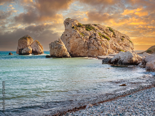 Cyprus sunset. Petra tou Ro...