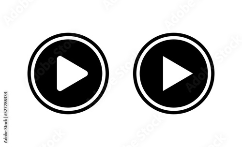 Free Download Play icon vector. Play button sign and symbol - GFXLoad