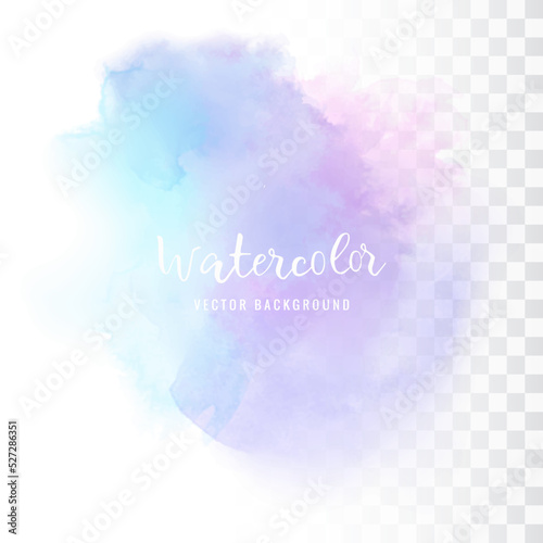 Abstract multicolor spot. Vector watercolor eps 10.