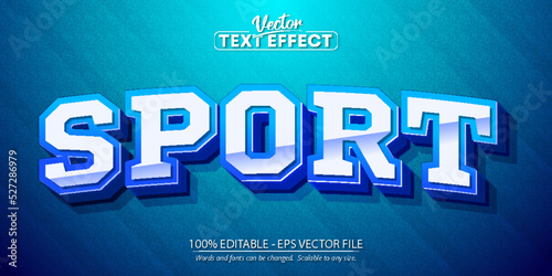 Sport text effect, editable team and football text style