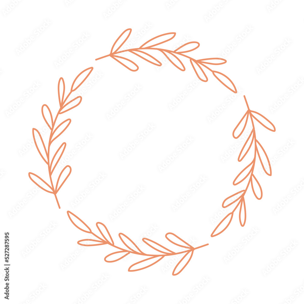 wreath foliage monogram wedding frame wreath foliage monogram wedding frame