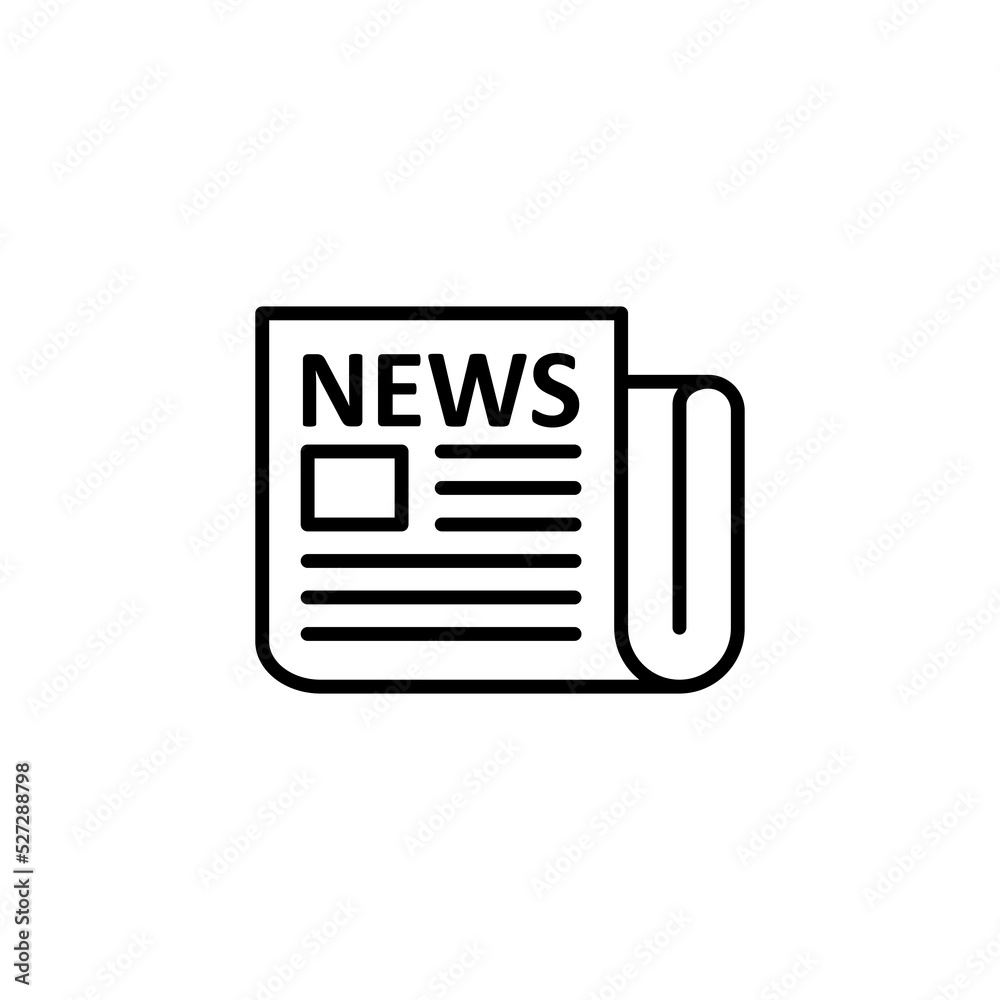 Newspaper icon for web and mobile app. news paper sign and symbolign Newspaper icon for web and mobile app. news paper sign and symbolign