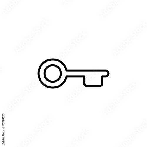 Key icon for web and mobile app. Key sign and symbol. © Lunaraa