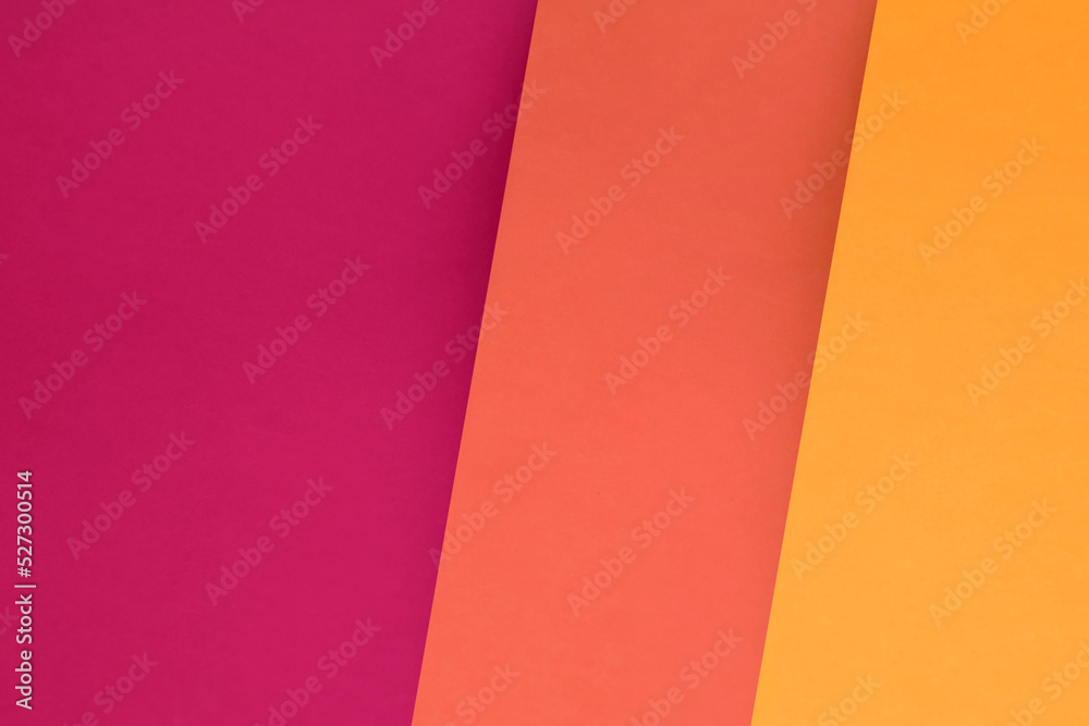 Abstract Background consisting Dark and light shades of pink yellow orange to create a three fold creative cover design