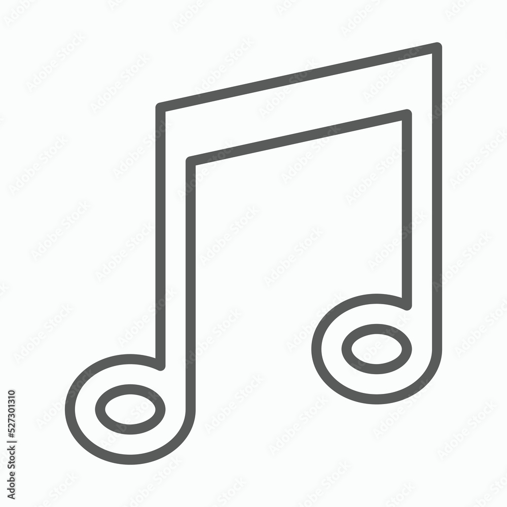 music note icon, note vector, music illustration music note icon, note vector, music illustration