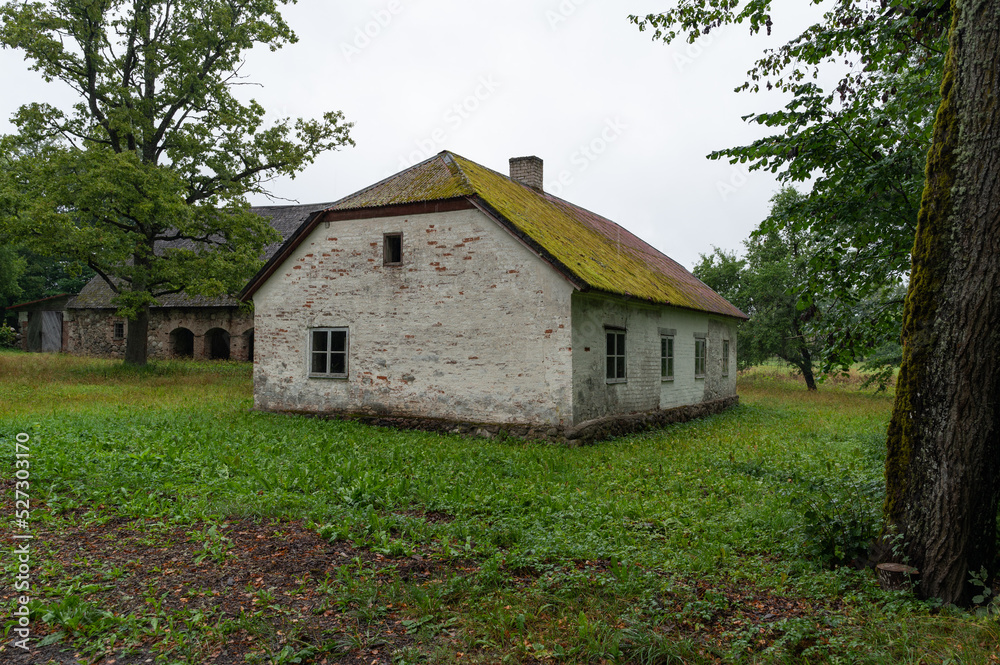 old farm building