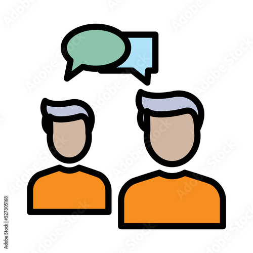Conversation Vector Icon
