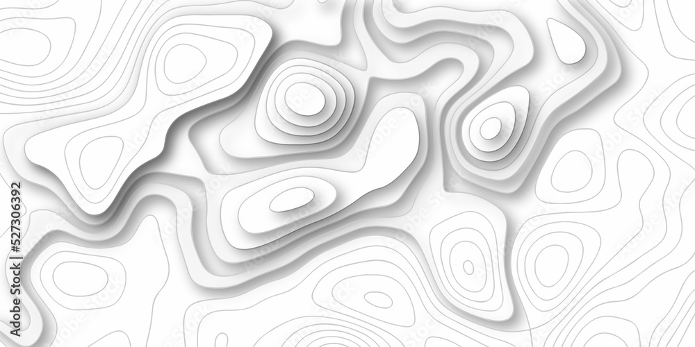 abstract Pattern with Topographic map and mounte map with river and sea background. Line topography map contour background, geographic grid. Abstract vector illustration.