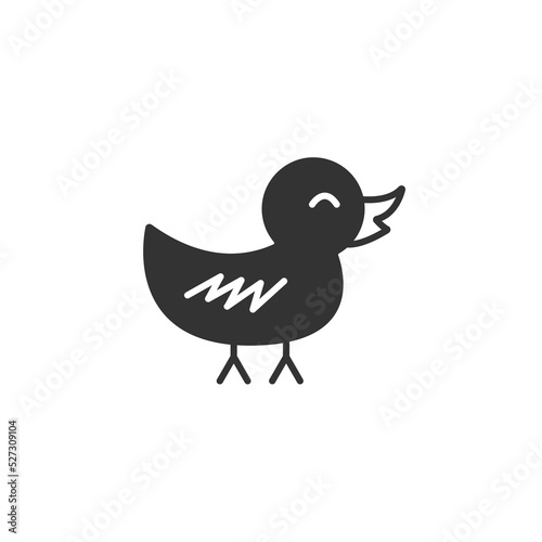 duck toy icons  symbol vector elements for infographic web