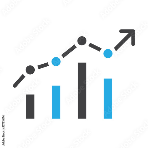 Business chart Vector Icon
