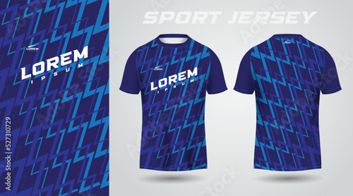 blue shirt sport jersey design