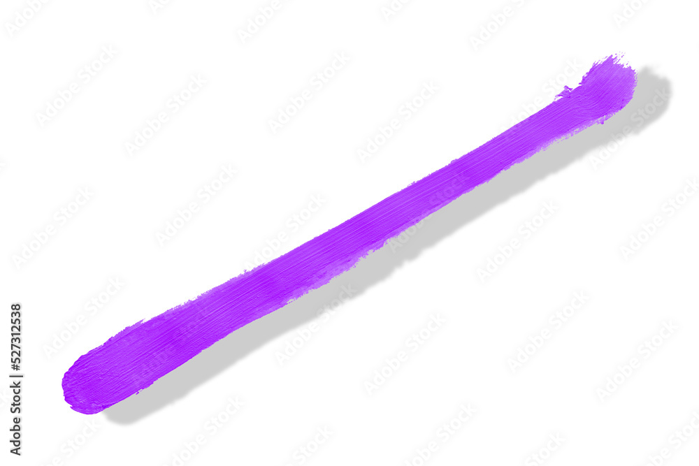 purple brush and shadow isolated on a white background purple brush and shadow isolated on a white background