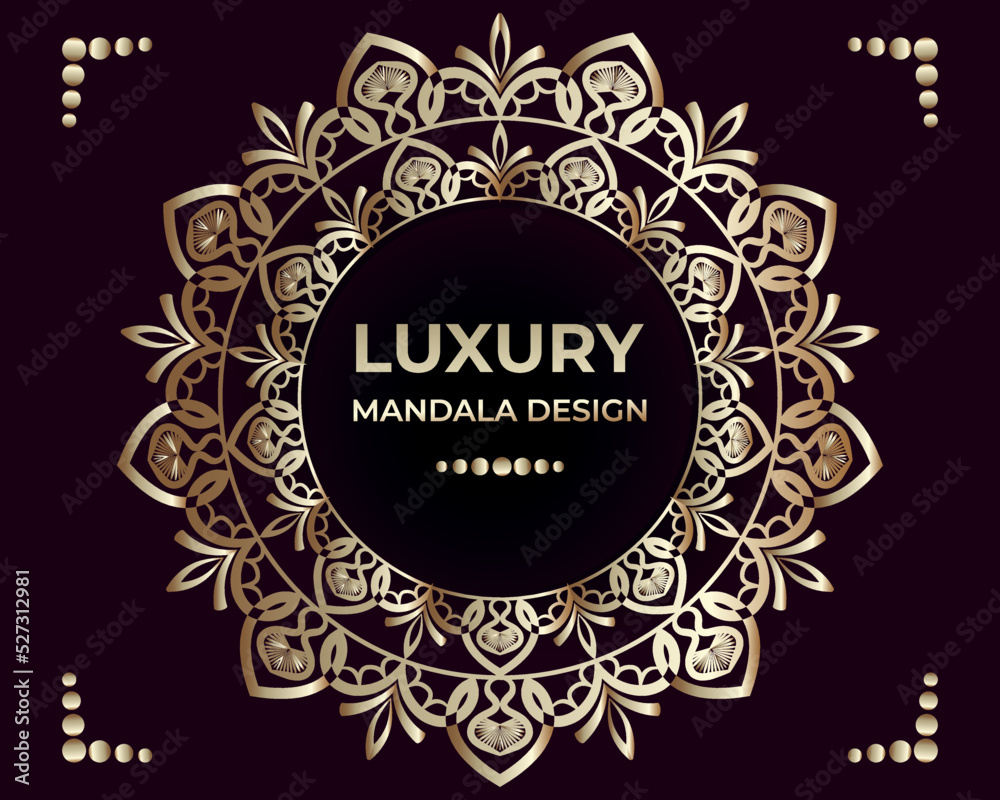 Elegant classic luxury mandala design vector Elegant classic luxury mandala design vector