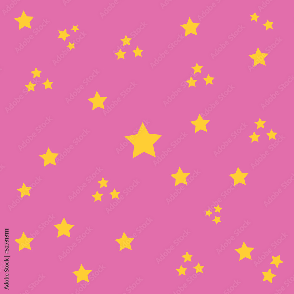 seamless pink background with yellow stars seamless pink background with yellow stars