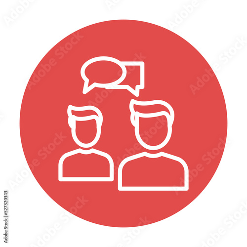Conversation Vector Icon
