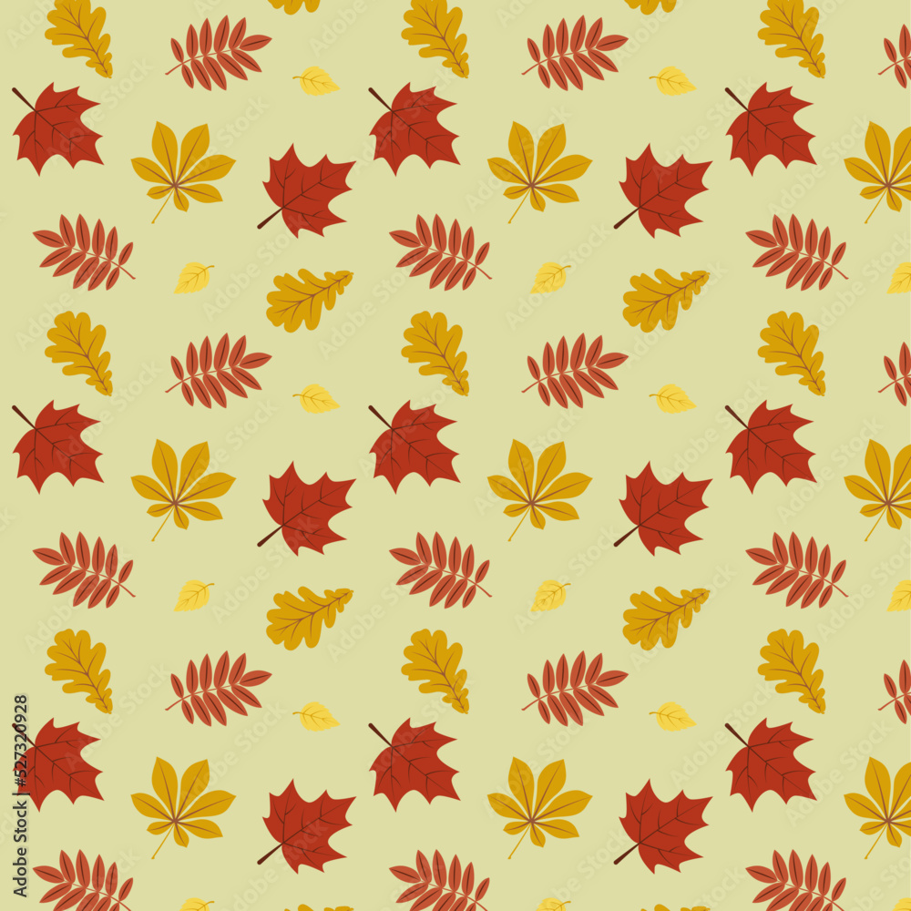 Autumn leaves pattern Autumn leaves pattern