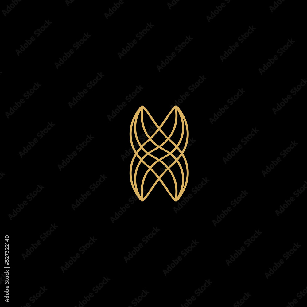 logo with abstract line concept logo with abstract line concept