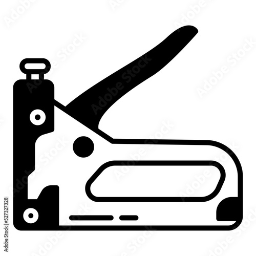 large staple gun icon