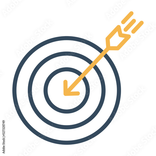 Target Board Vector Icon

