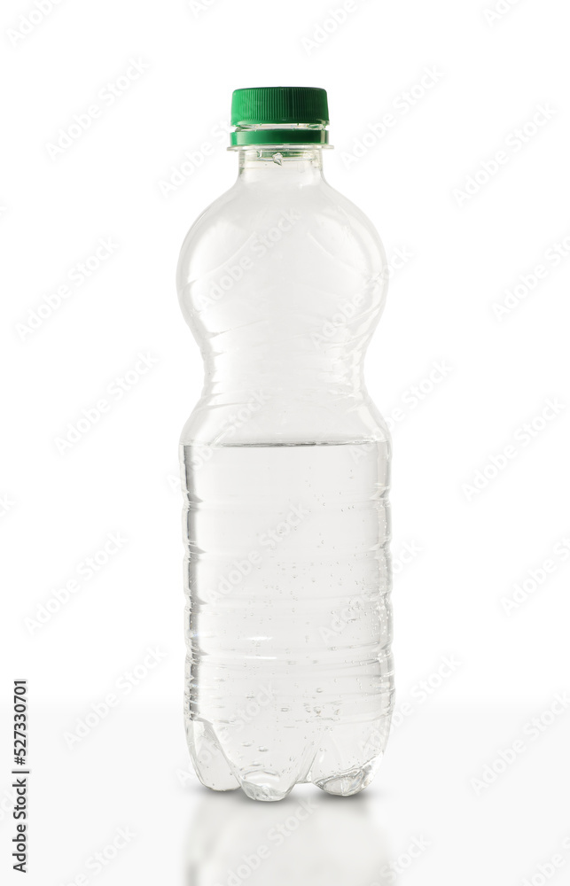 small plastic bottle with water small plastic bottle with water