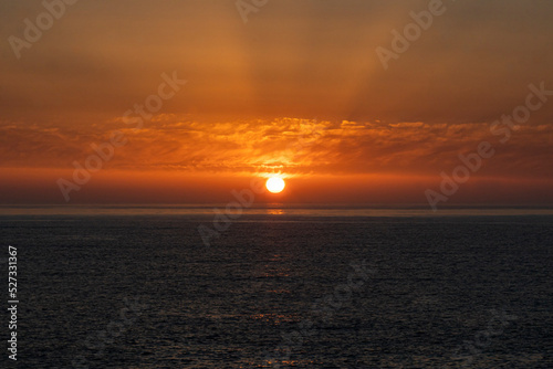 Sunset in Nazar    Portugal