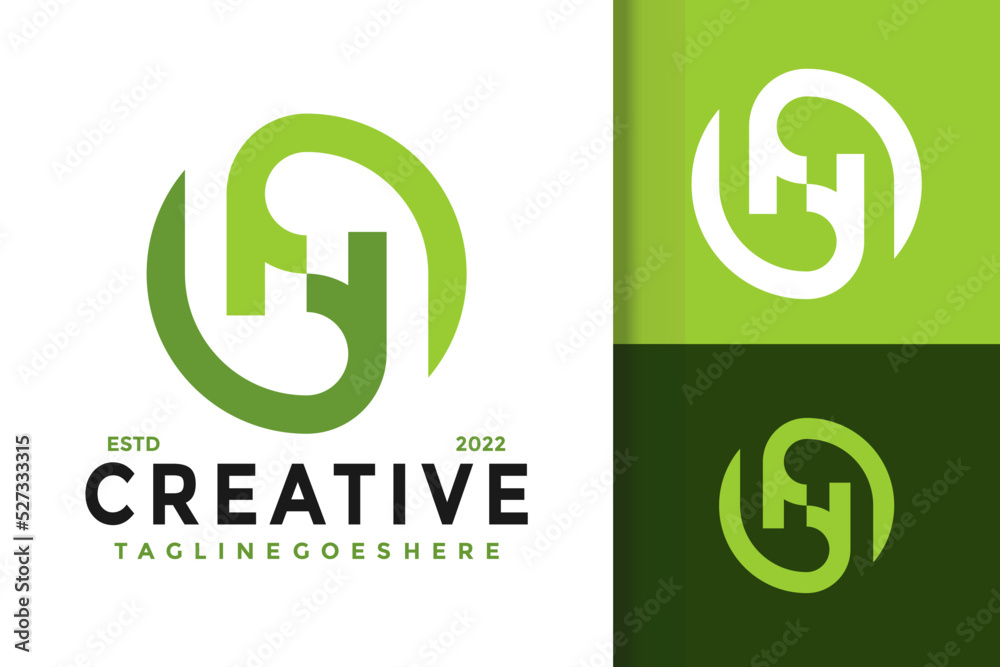 Letter S or N with Circular Creative Logo Design, brand identity logos vector, modern logo, Logo Designs Vector Illustration Template Letter S or N with Circular Creative Logo Design, brand identity logos vector, modern logo, Logo Designs Vector Illustration Template
