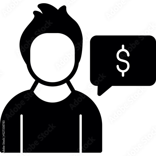 Male Financial Advisor Icon