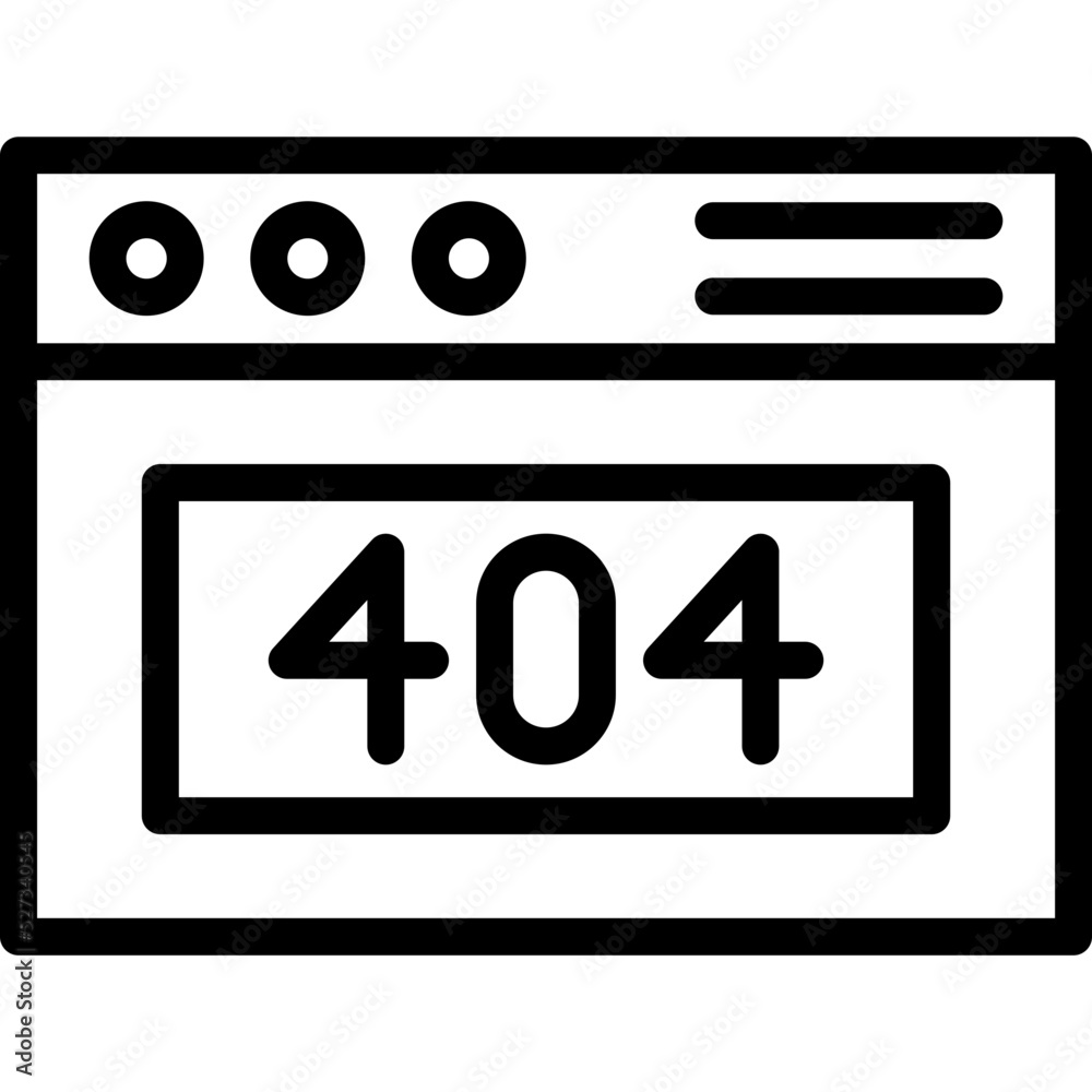 404 Error Icon 404 Error Icon