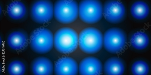 Abstract background, lighting equipment on an empty stage. Red and blue. Texture blur and defocus, background for design. Blurred