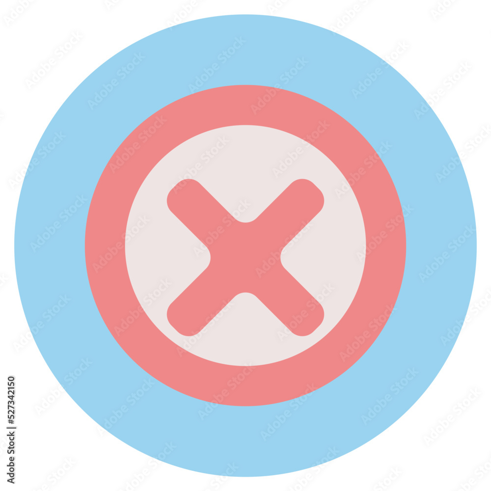 Obraz premium stop illustration