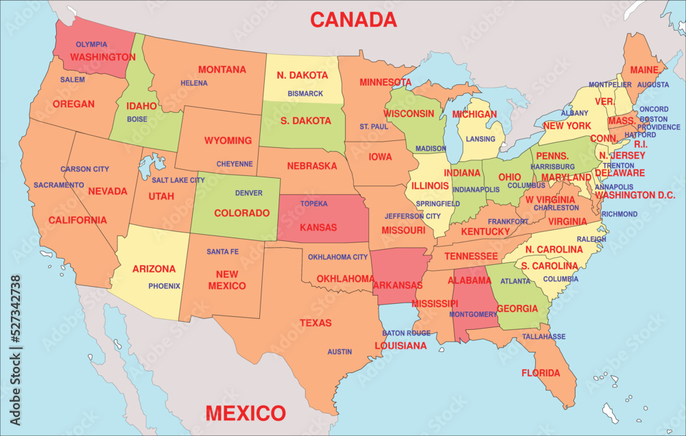 Maps of states and territories of the United States