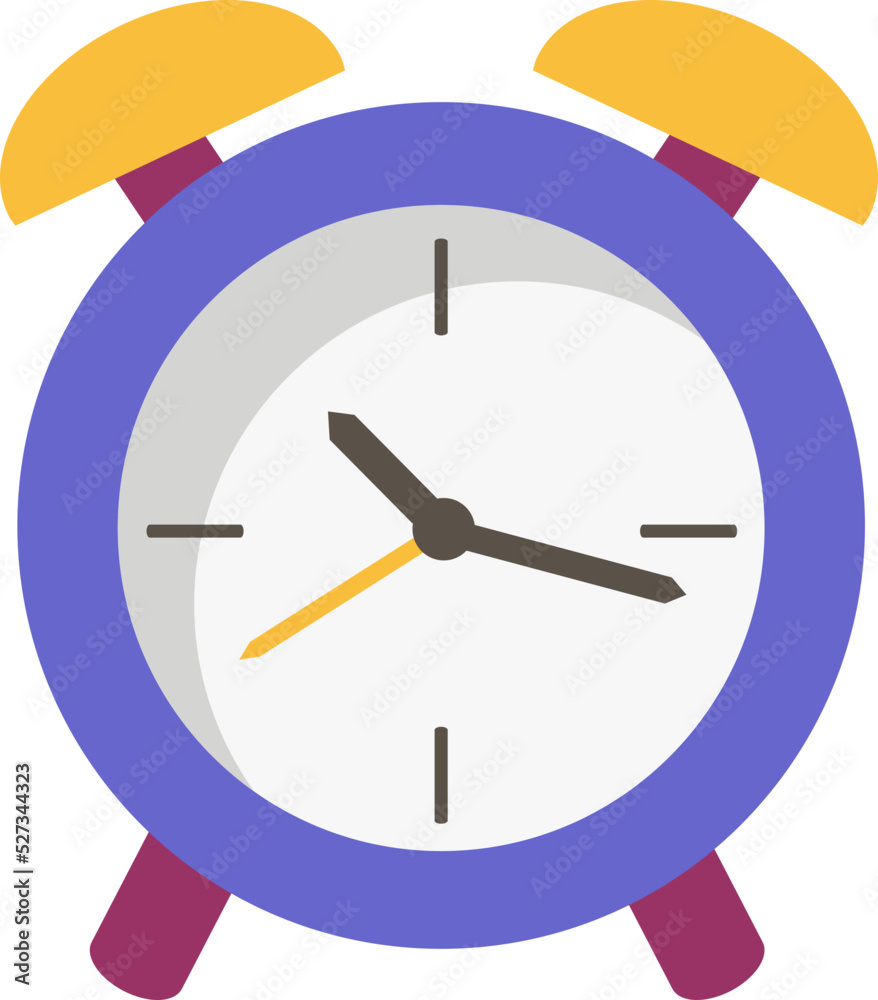 alarm clock flat design alarm clock flat design