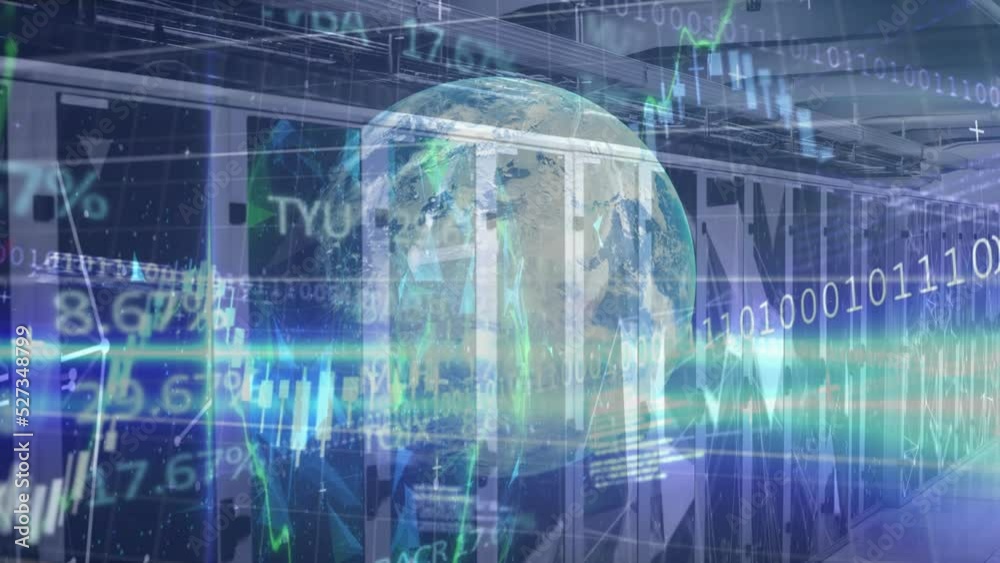 Animation of financial data processing and scope scanning over rugby players Animation of financial data processing and scope scanning over rugby players