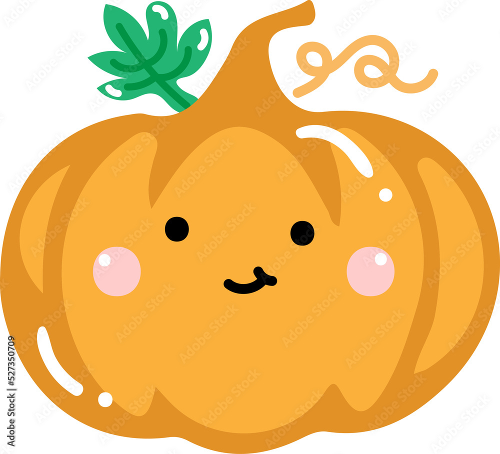 Cute Halloween pumpkin for decoration.