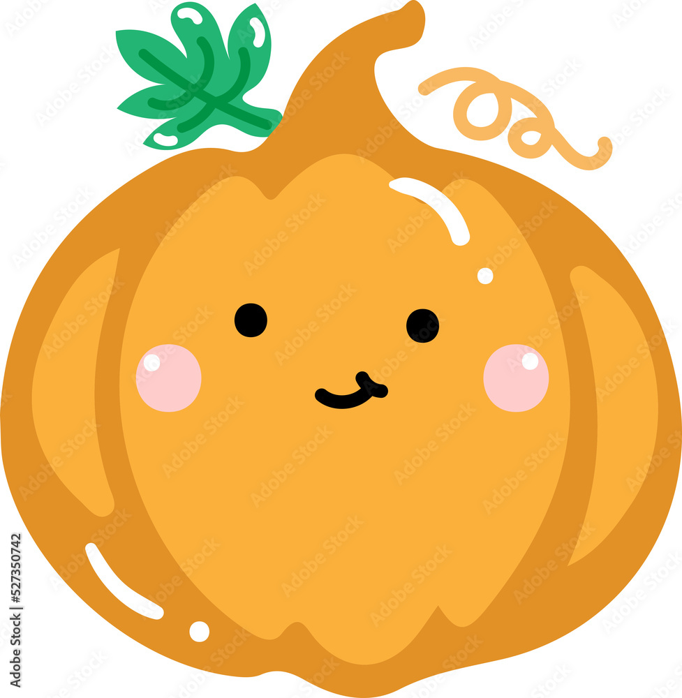 Obraz premium Cute Halloween pumpkin for decoration.