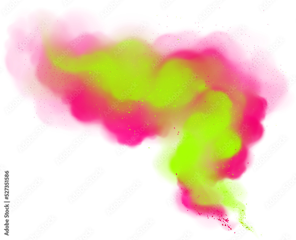 Colorful holi powder