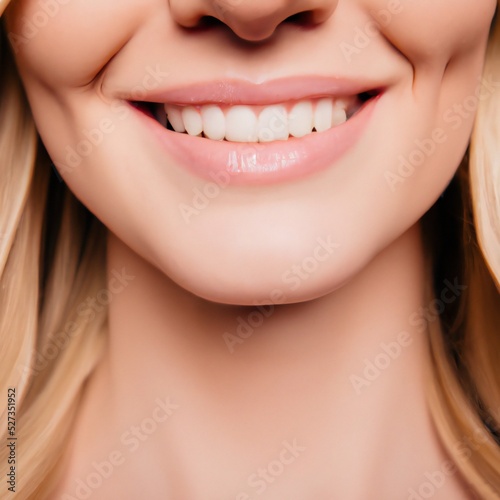 Blonde Woman Smiling