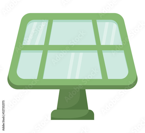 green solar panel