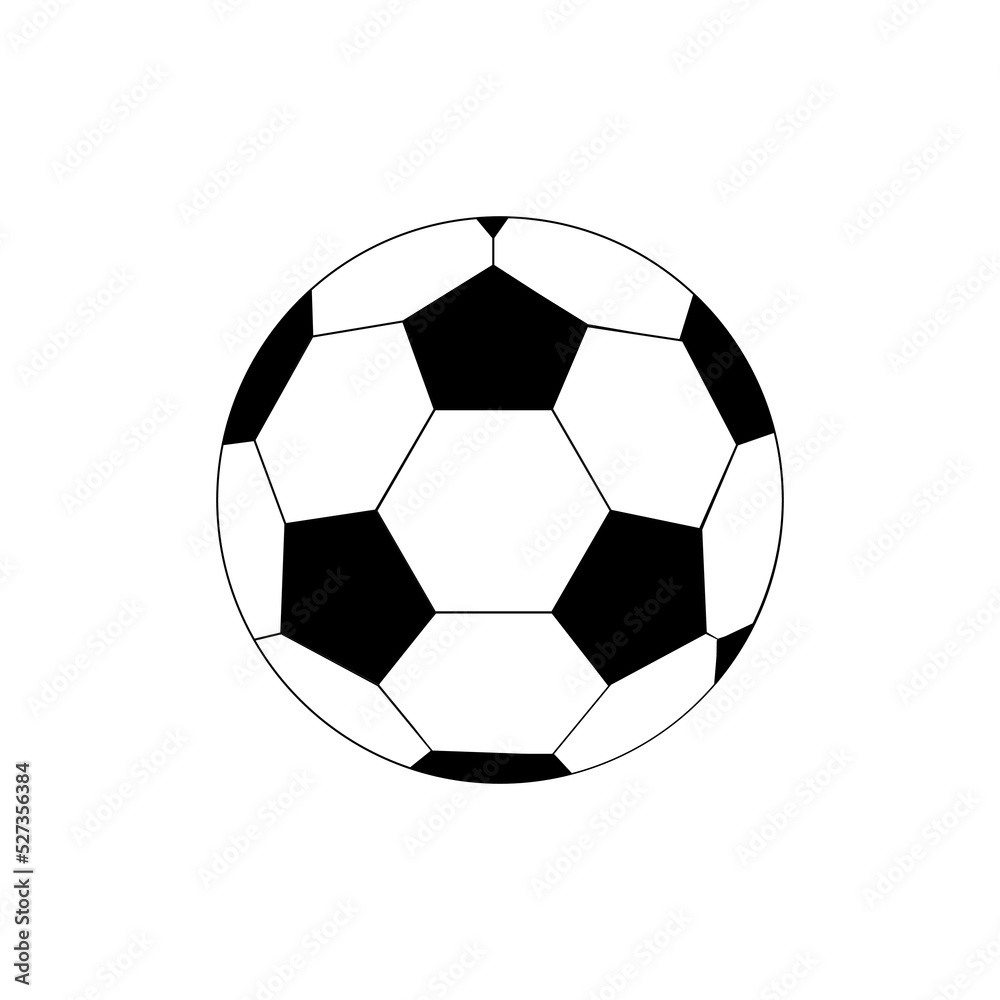 Illustration of a football silhouette close up Illustration of a football silhouette close up