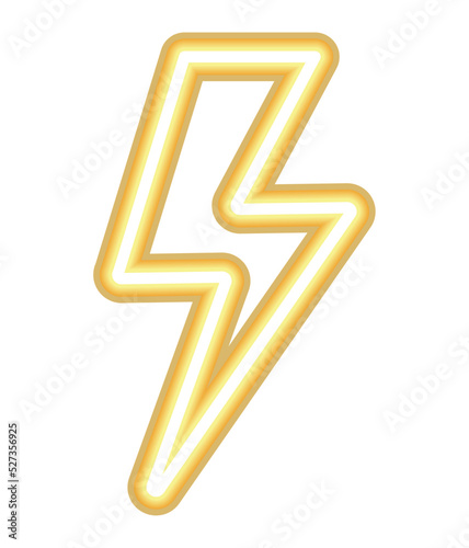 neon thunder design