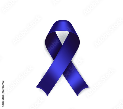 Colon cancer awareness symbol