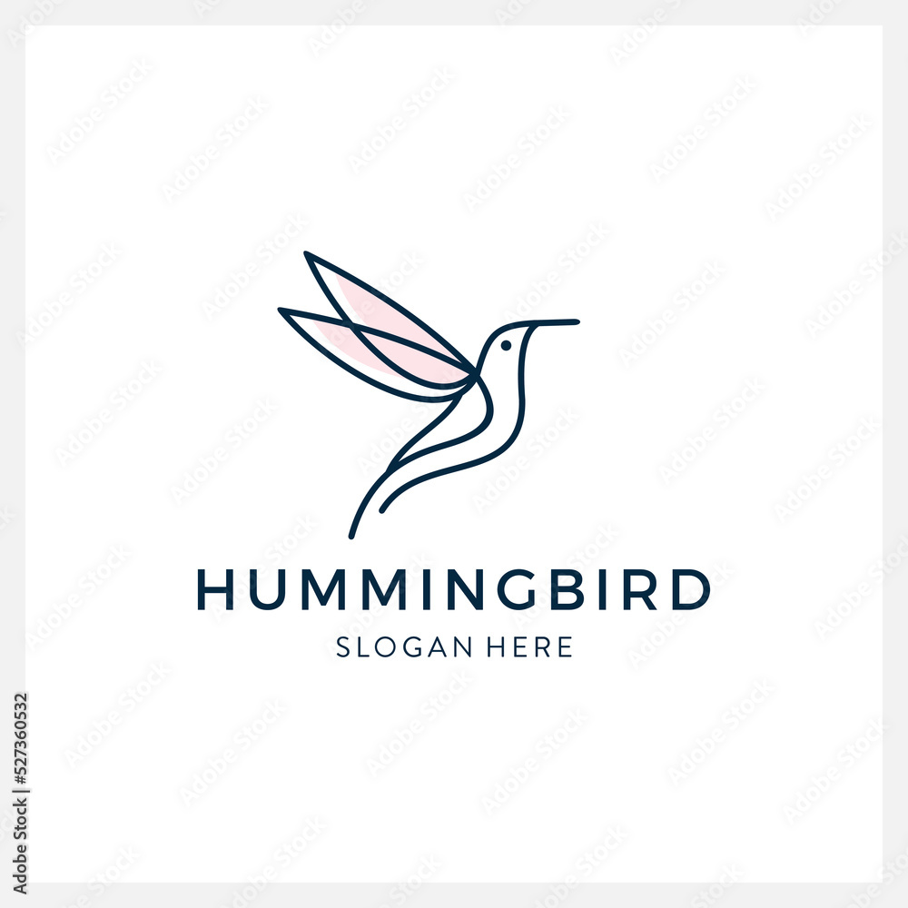 Bird logo vector line art design template luxury modern minimalist and feminine for business Bird logo vector line art design template luxury modern minimalist and feminine for business