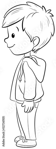 Niedlicher Junge - Vektor Illustration