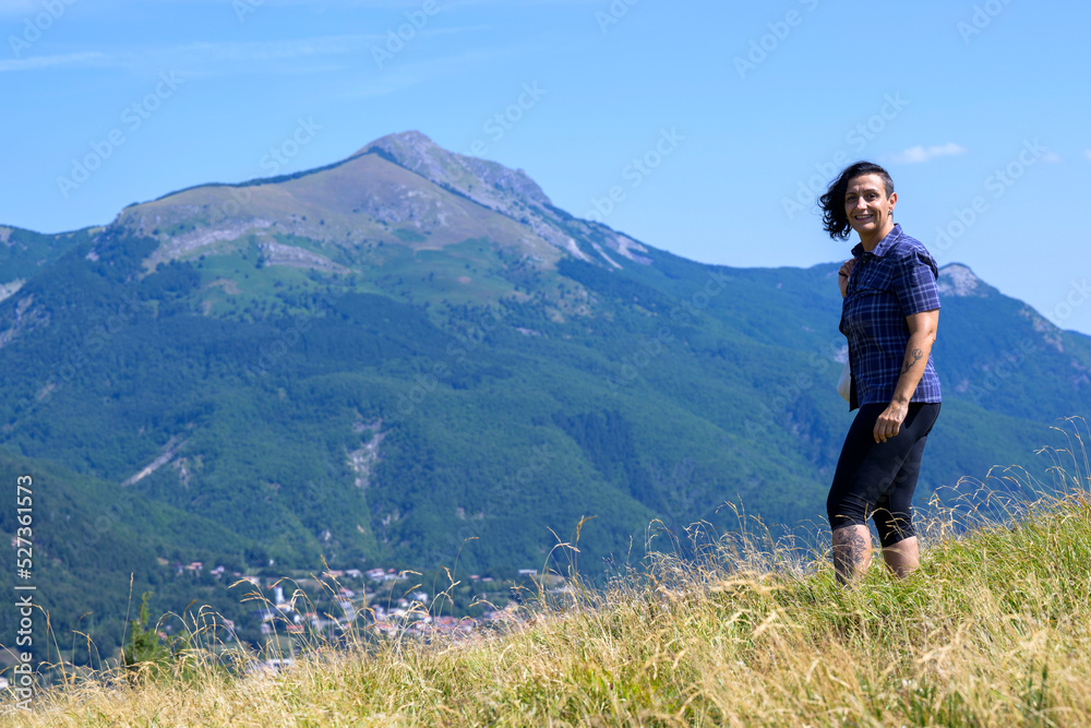 Naklejka premium Escursione in Montagna | Appennino Tosco Emiliano
