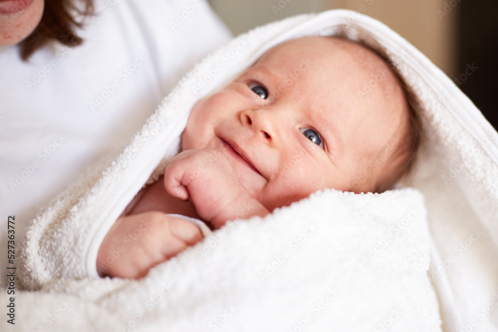 Smiling newborn one month old baby boy. smiling baby Smiling newborn one month old baby boy. smiling baby
