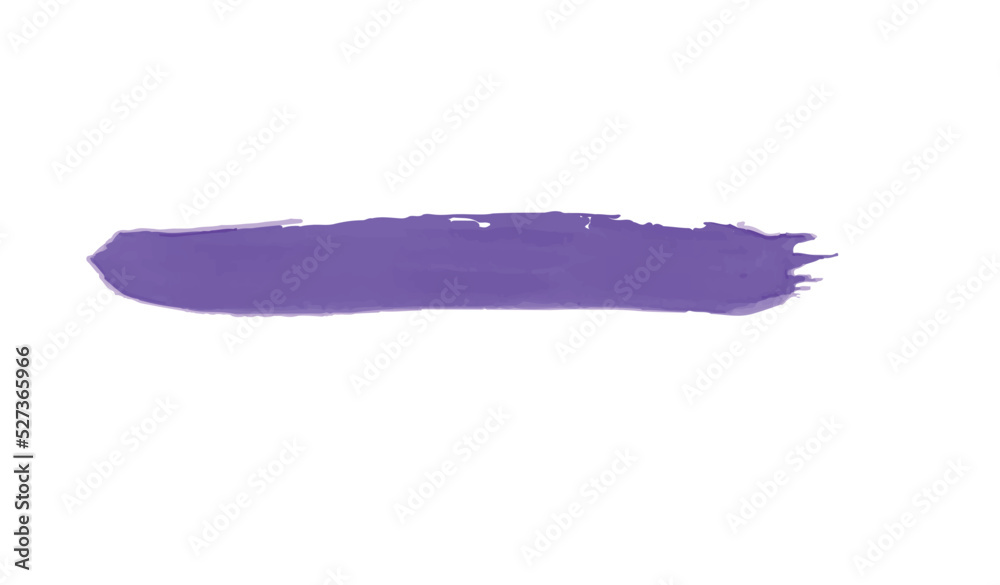 Purple watercolor brush stroke Purple watercolor brush stroke